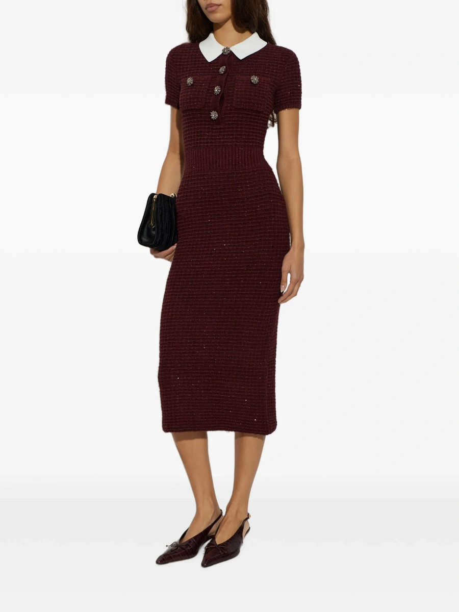 Rochie de seara Self-Portrait rosie - Img 3