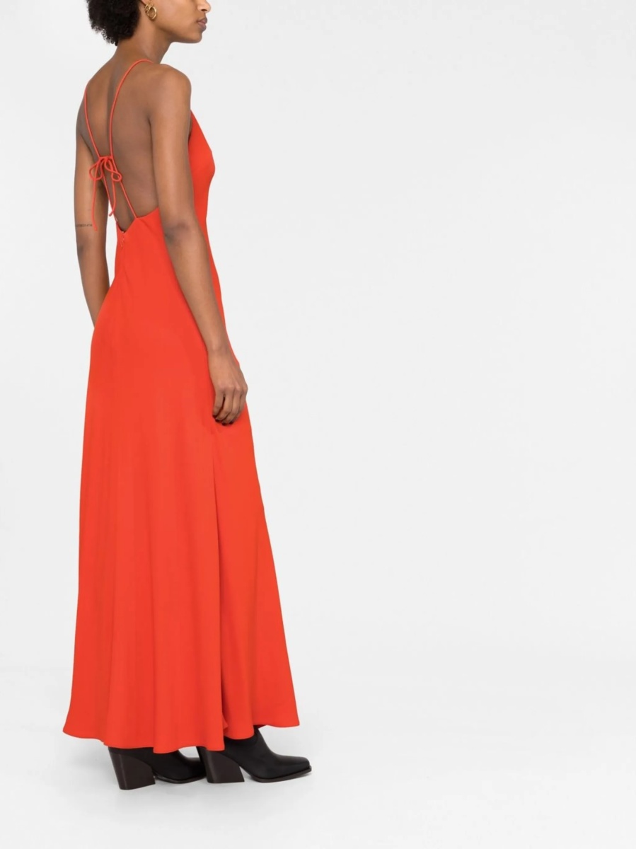 Rochie de seara Stella McCartney rosie din spandex/elastan si vascoza - Img 4