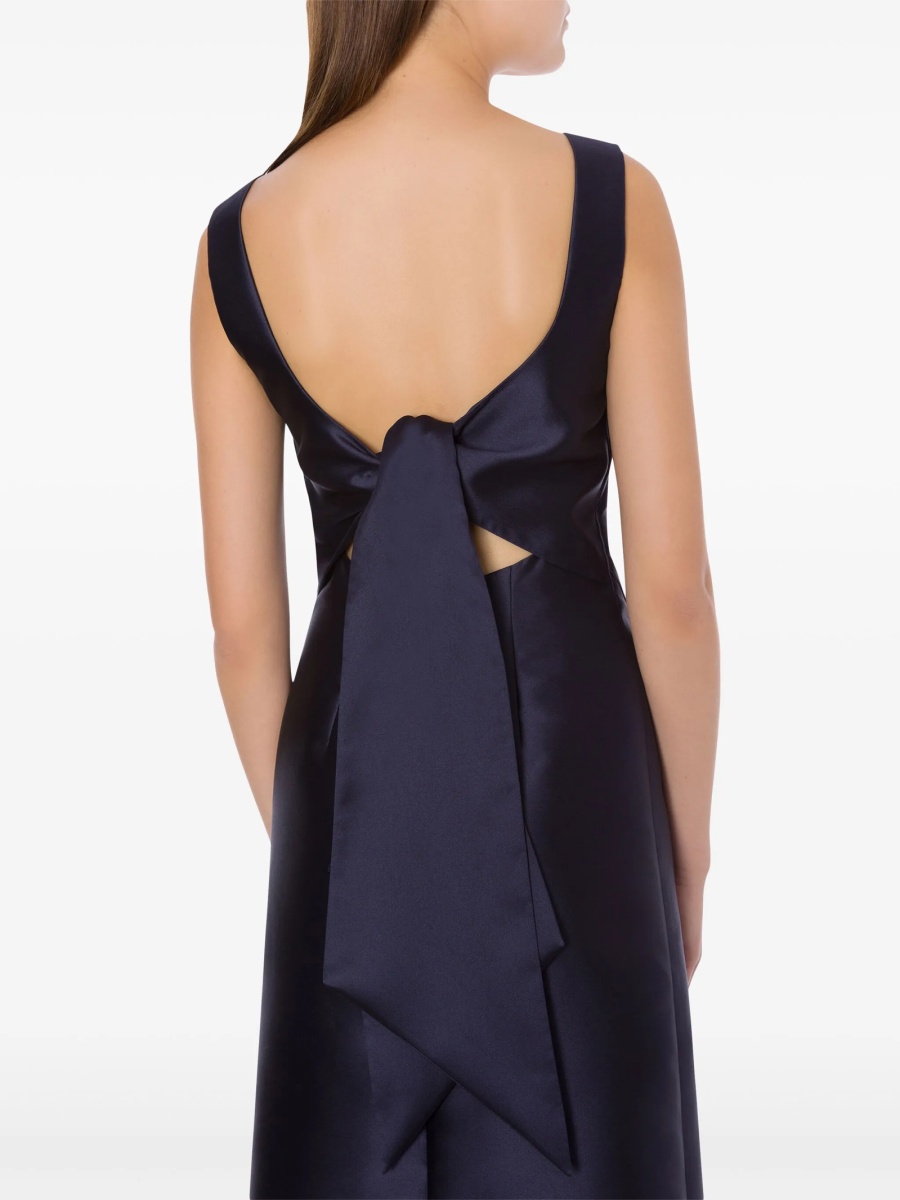 Rochie de zi Alberta Ferretti albastra - Img 4
