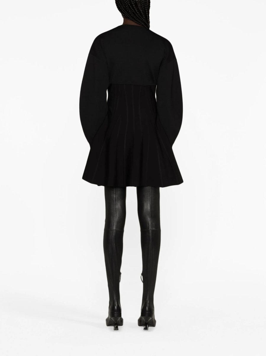 Rochie de zi Alexander McQueen neagra - Img 3