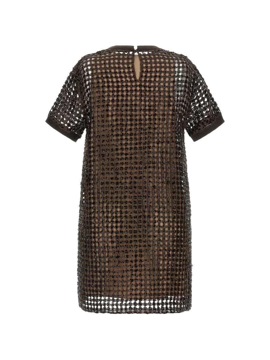 Rochie de zi Brunello Cucinelli maro - Img 2
