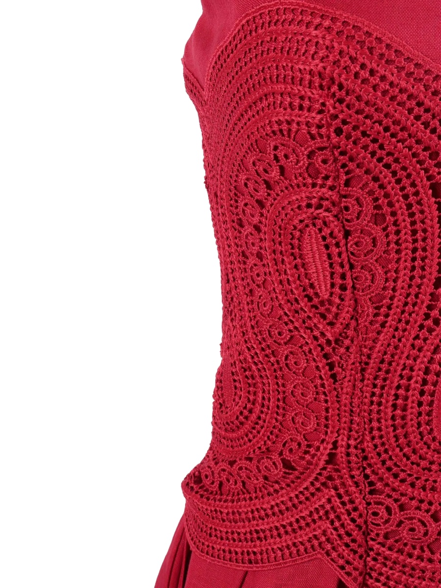 Rochie de zi Clips rosie - Img 4