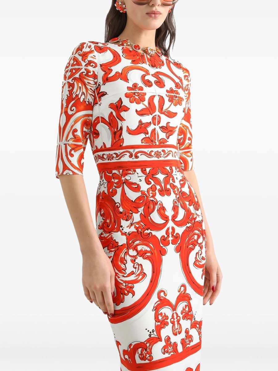 Rochie de zi Dolce &amp; Gabbana alba - Img 4