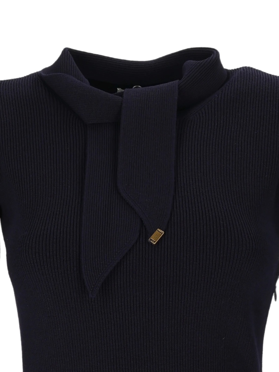 Rochie de zi Elisabetta Franchi albastra - Img 3