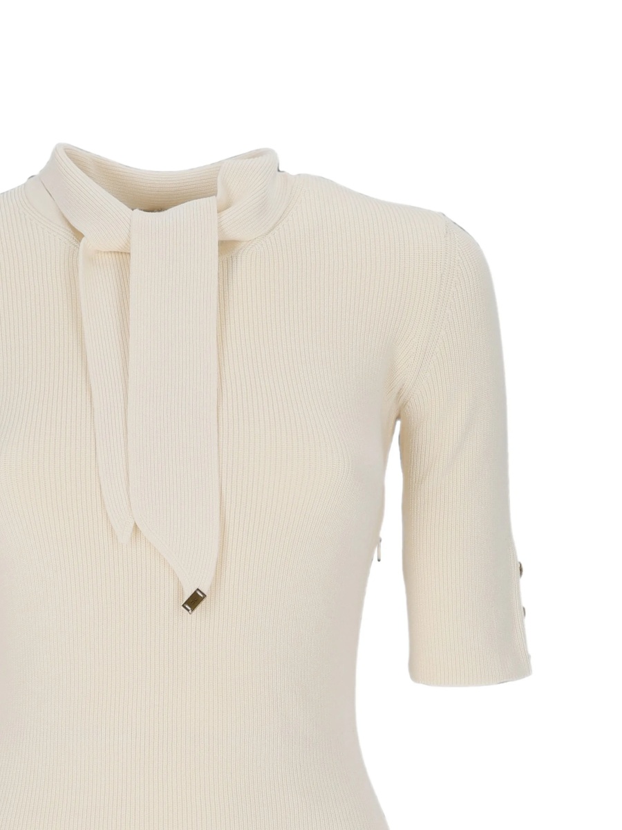 Rochie de zi Elisabetta Franchi neutra - Img 3