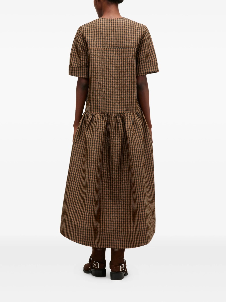 Rochie de zi Ganni maro - Img 3