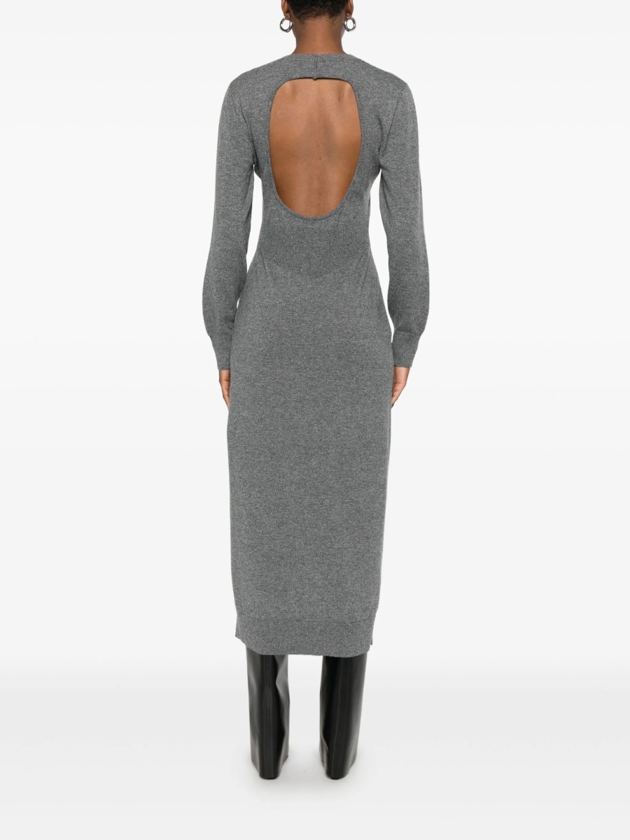 Rochie de zi Givenchy gri - Img 4