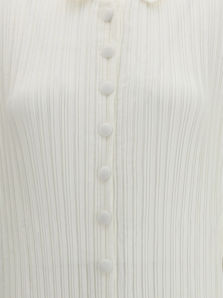 Rochie de zi GONGDID DESIGN alba - Img 3