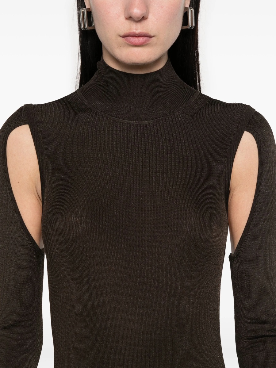 Rochie de zi HELMUT LANG maro - Img 5