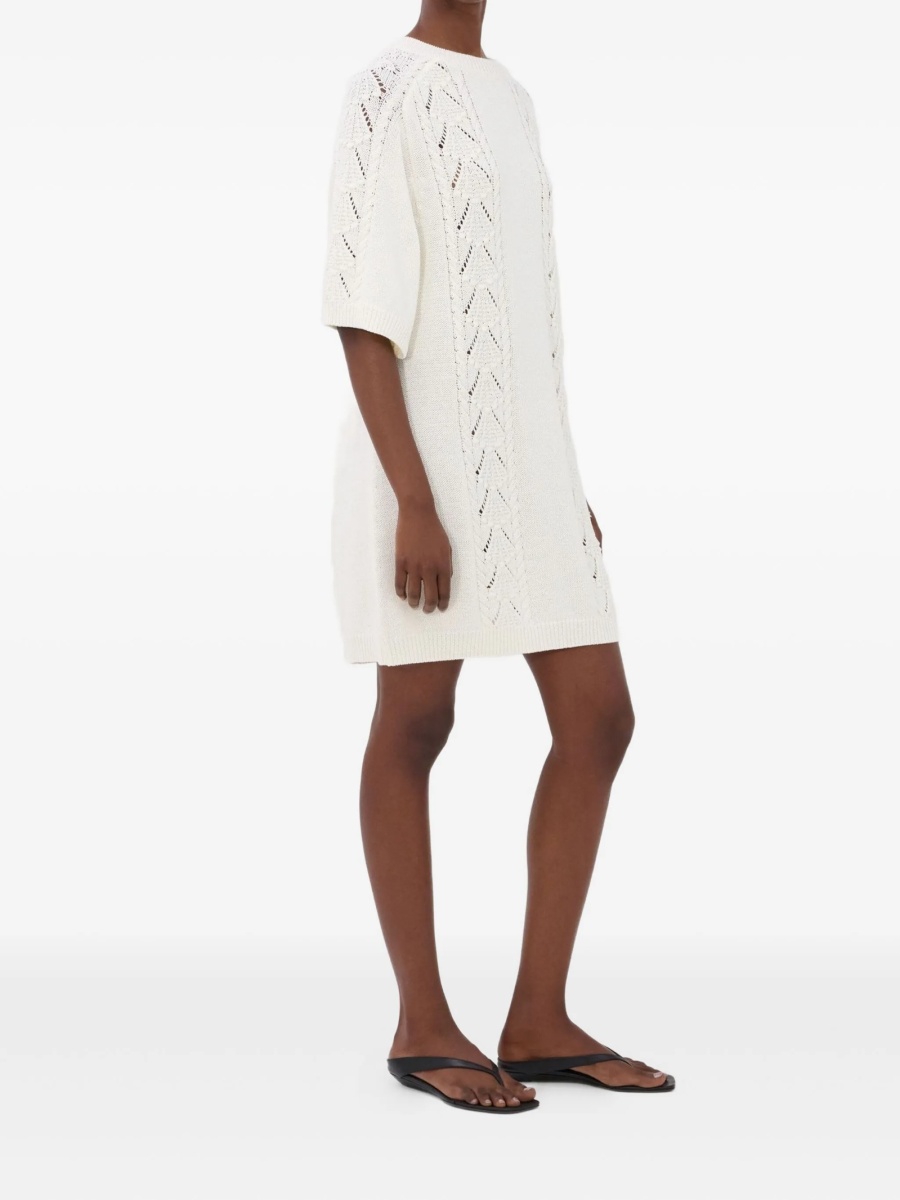 Rochie de zi LOULOU DE SAISON alba - Img 3