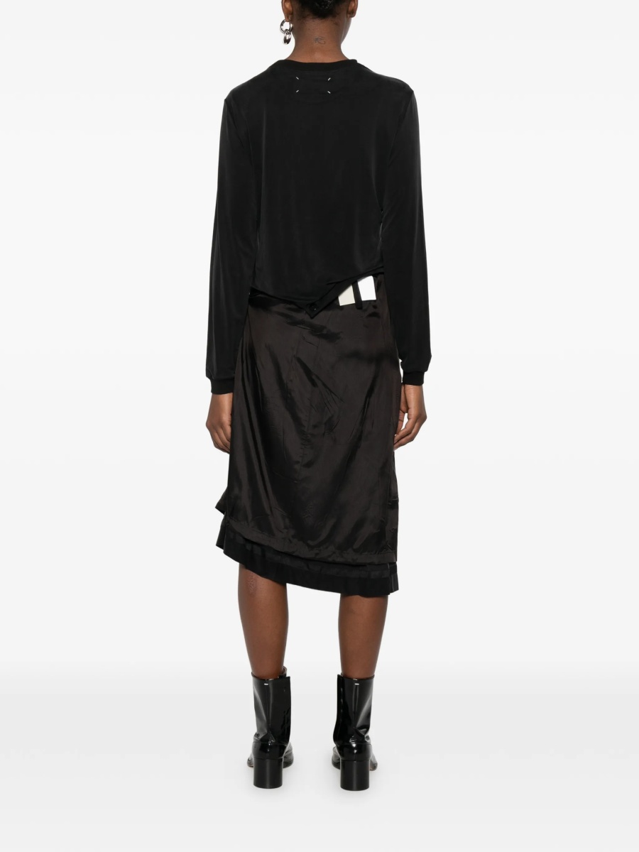 Rochie de zi Maison Margiela neagra - Img 4
