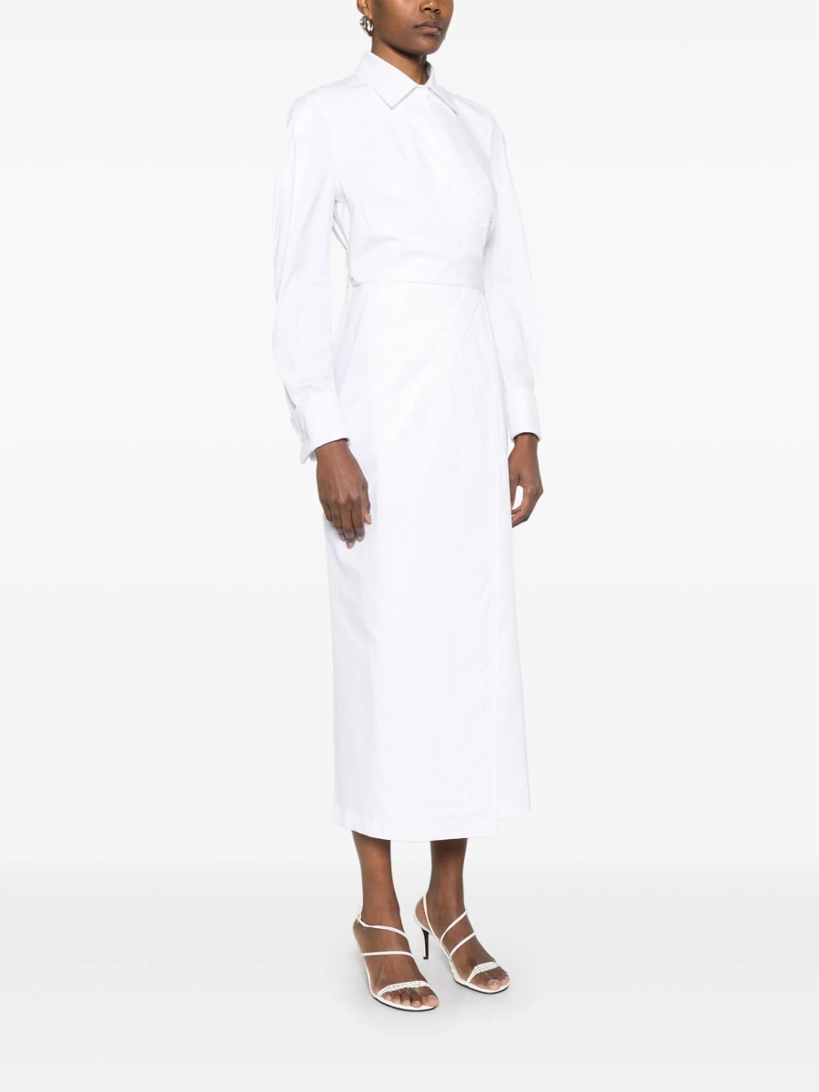 Rochie de zi Max Mara alba - Img 3