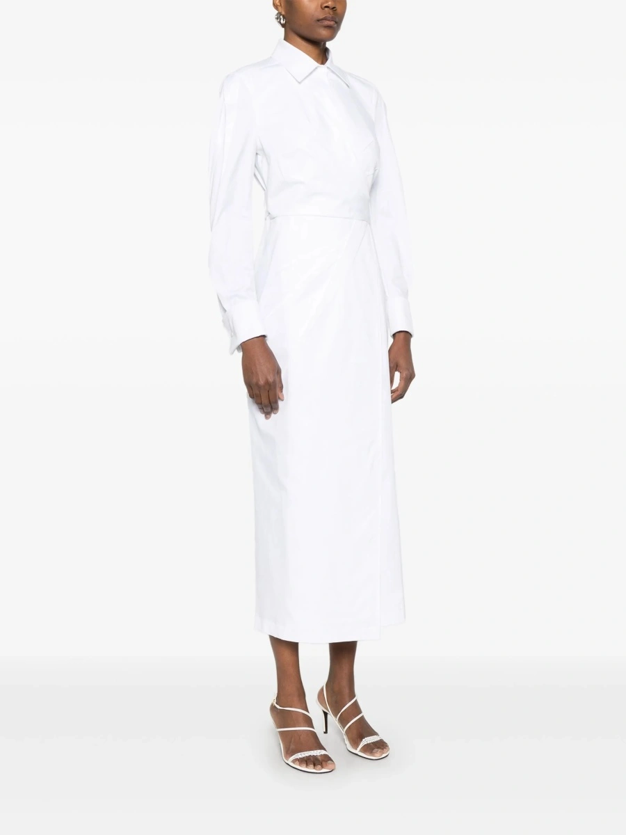 Rochie de zi Max Mara alba - Img 3