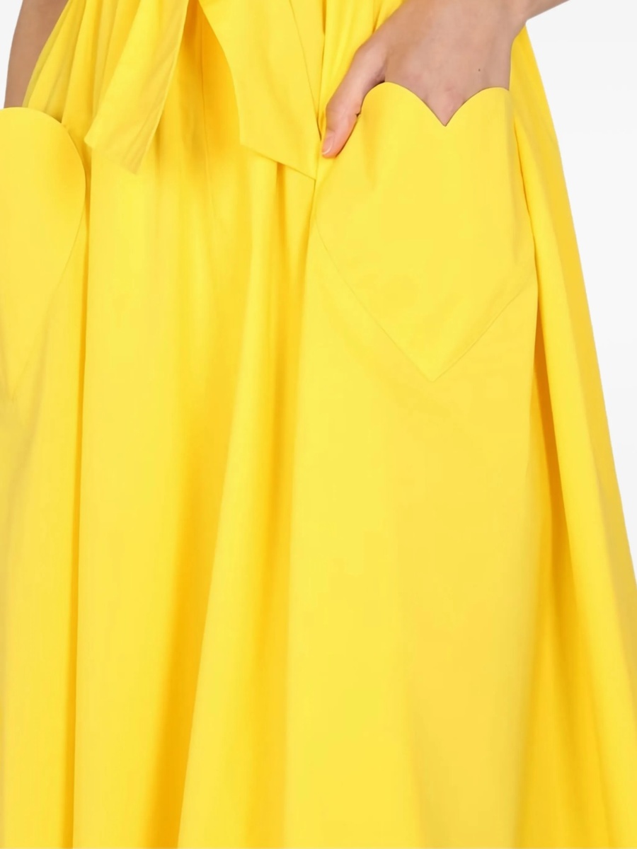 Rochie de zi Moschino galbena - Img 4