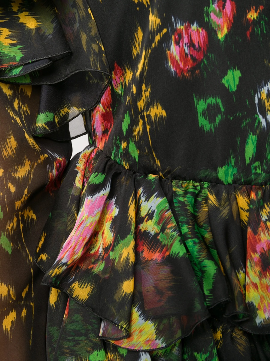Rochie de zi MSGM neagra din polyester - Img 5