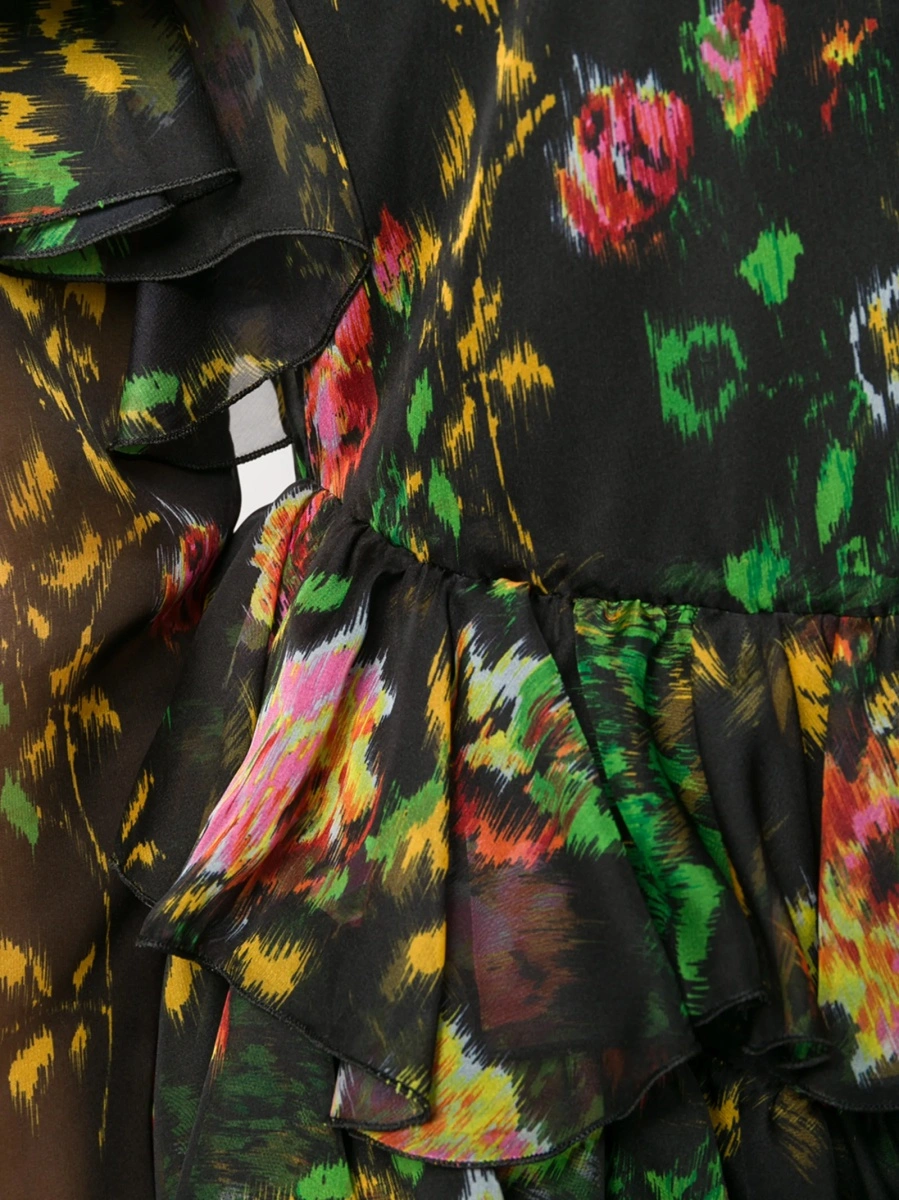 Rochie de zi MSGM neagra din polyester - Img 5