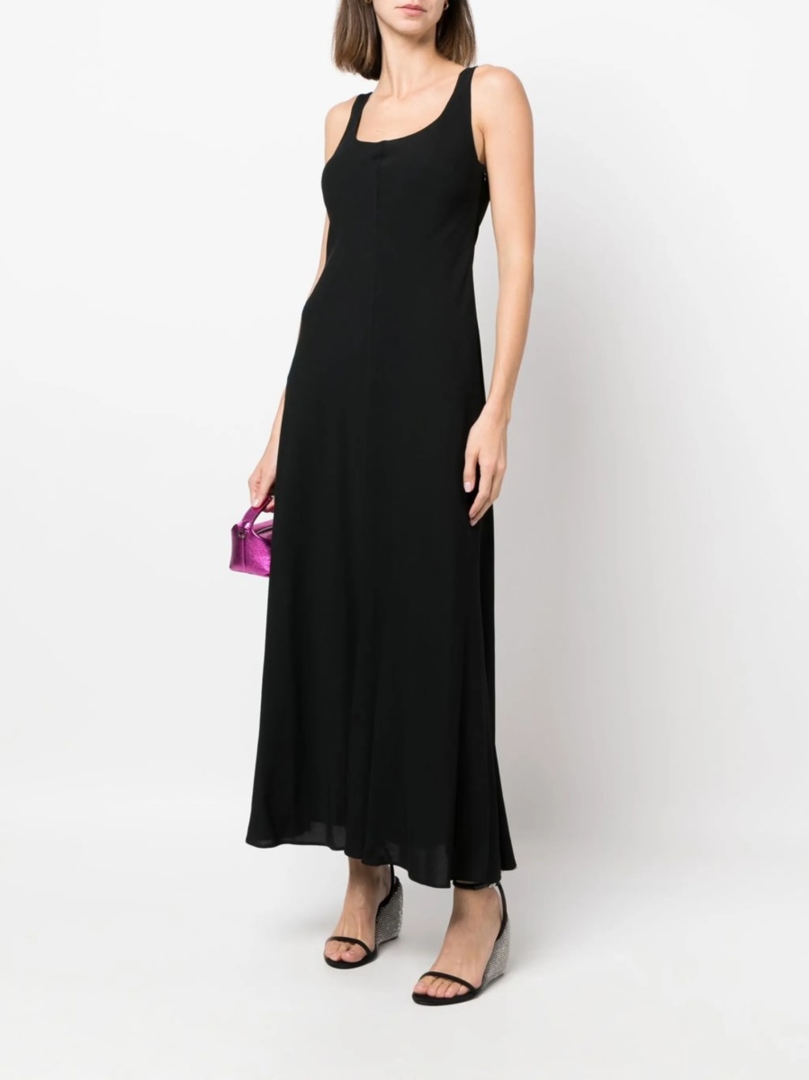 Rochie de zi Philosophy neagra din elastan si vascoza - Img 2