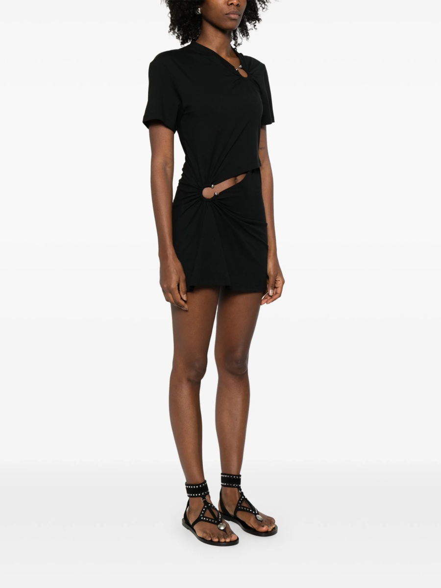Rochie de zi RABANNE neagra - Img 3