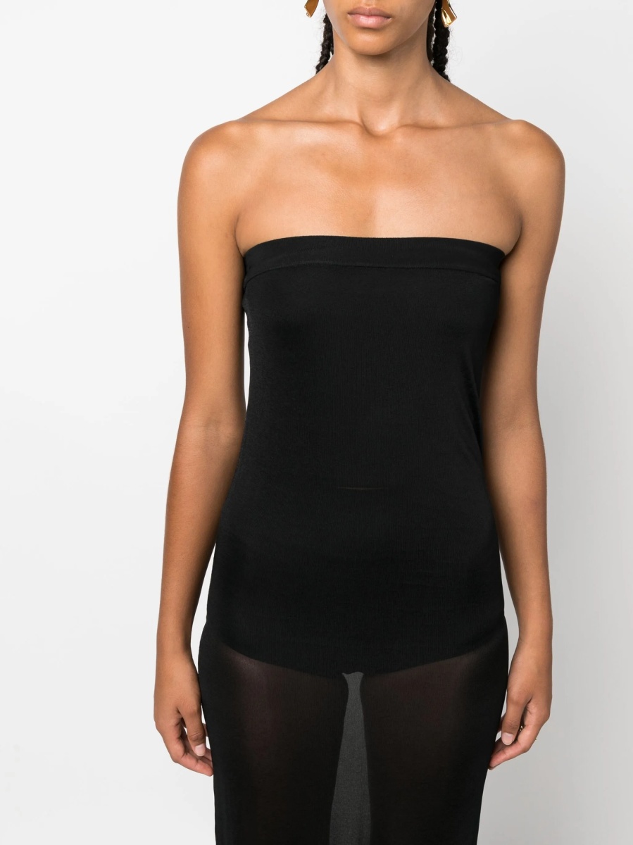 Rochie de zi Saint Laurent neagra din vascoza - Img 5