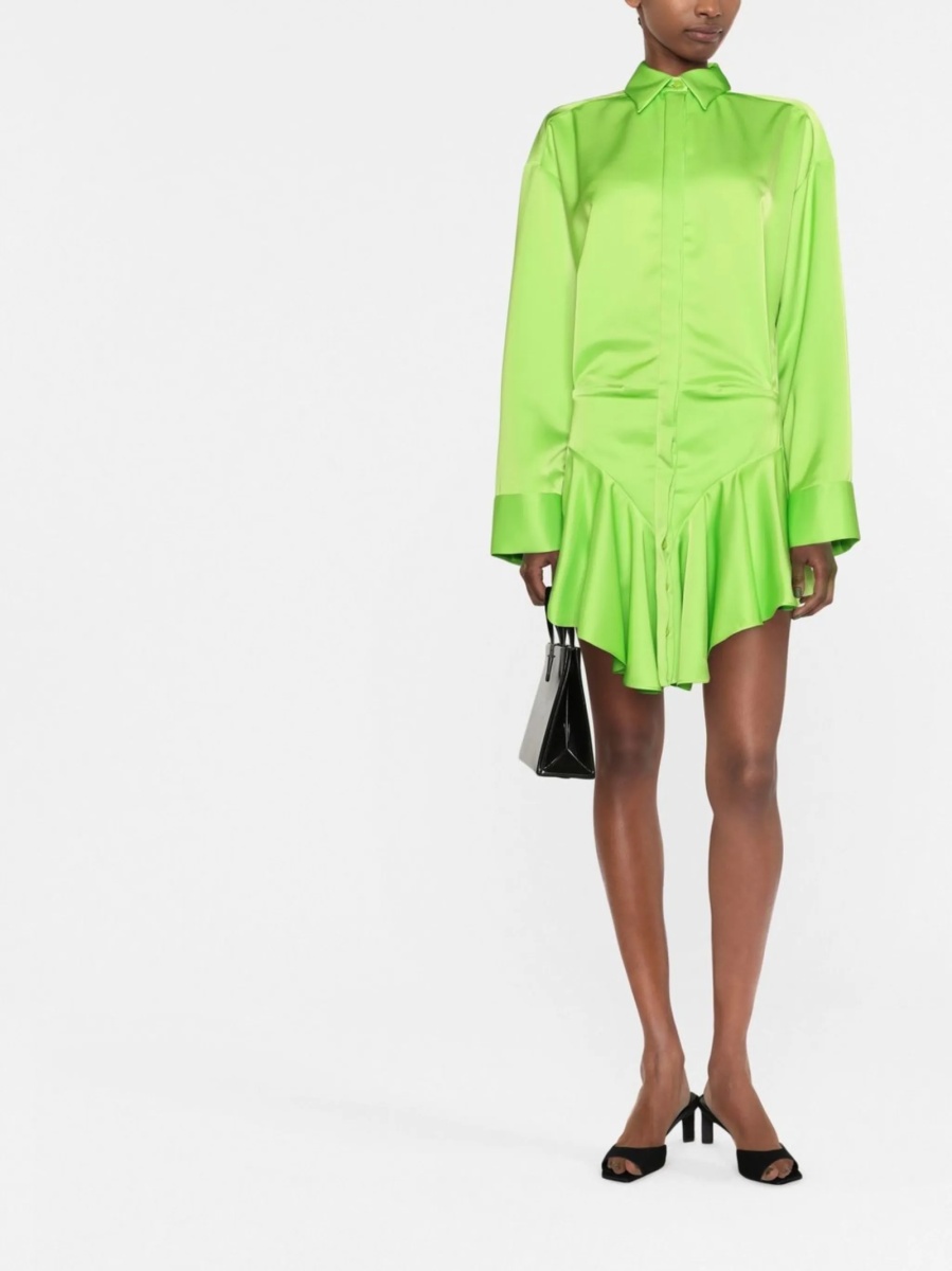 Rochie de zi THE ATTICO verde - Img 2