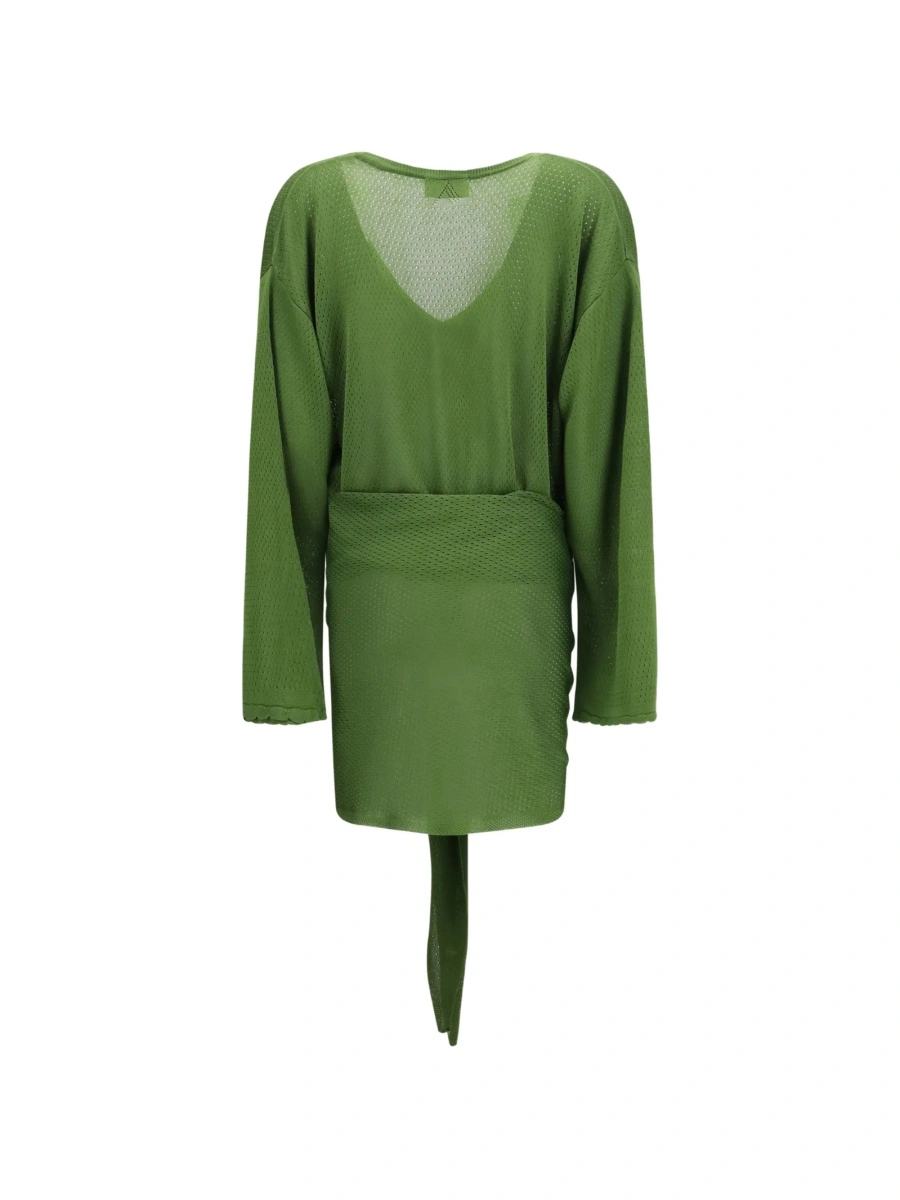Rochie de zi THE ATTICO verde - Img 2