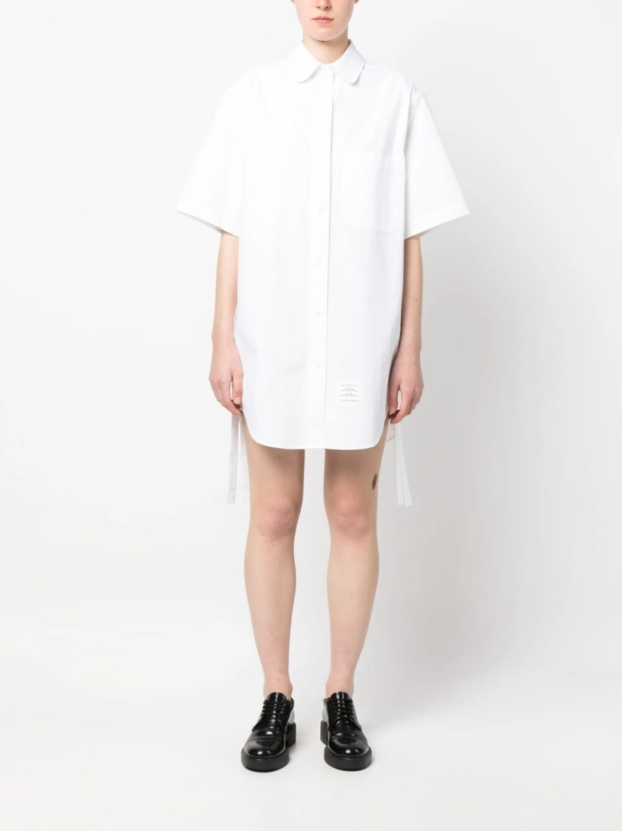 Rochie de zi Thom Browne alba - Img 2