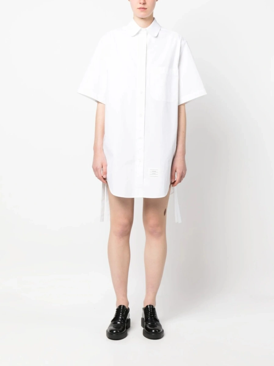 Rochie de zi Thom Browne alba - Img 2