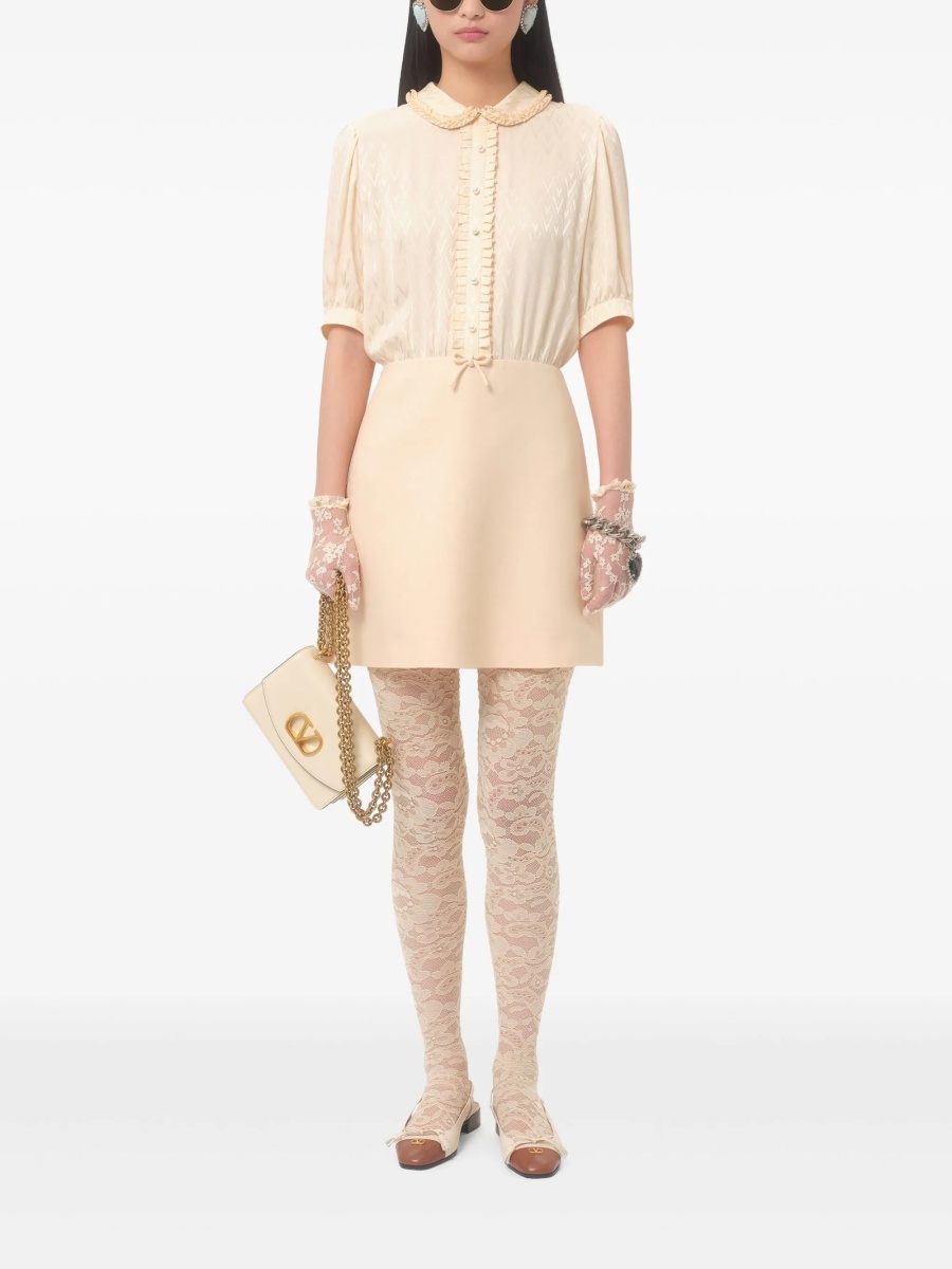 Rochie de zi Valentino Garavani neutra - Img 2