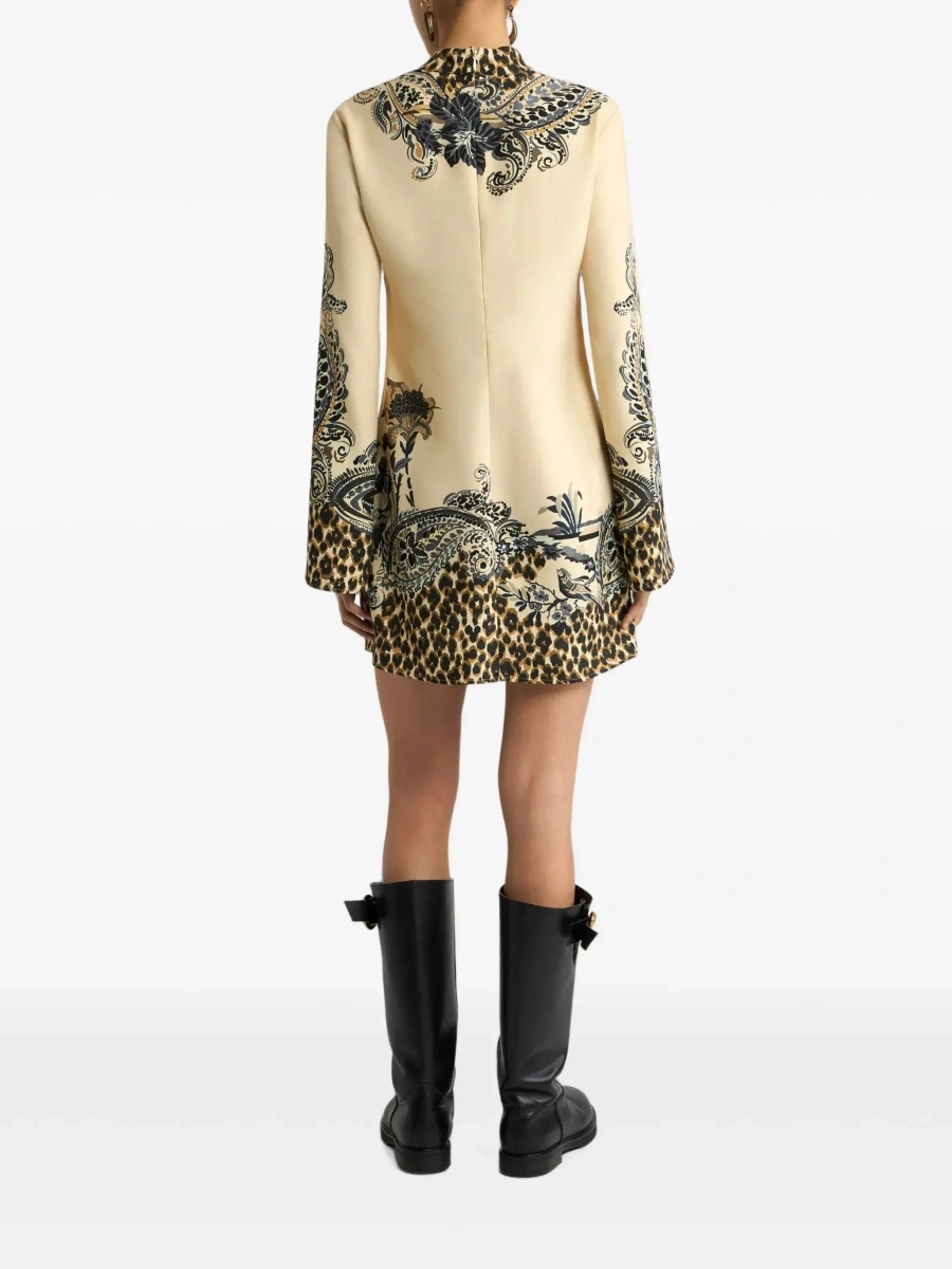 Rochie ETRO multicolora din bumbac - Img 5