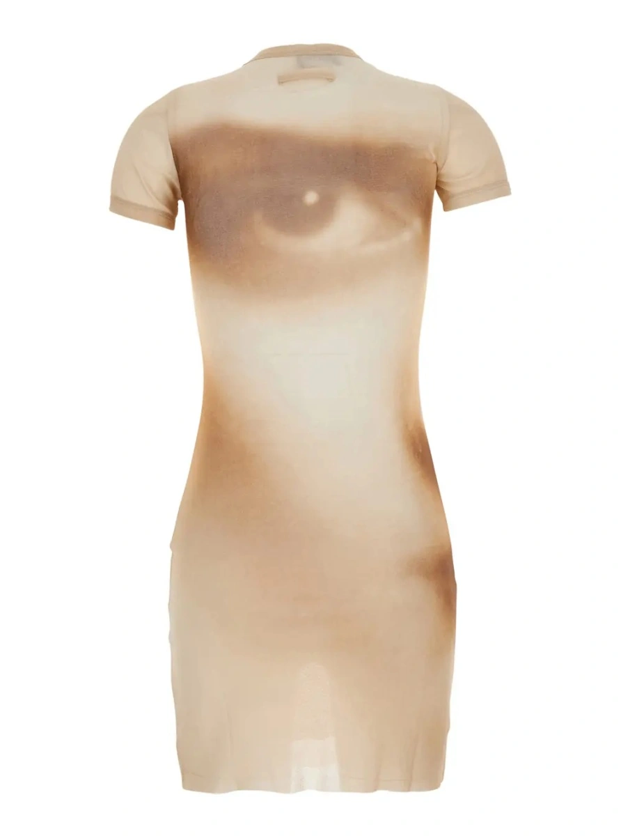 Rochie Jean Paul Gaultier bej - Img 2