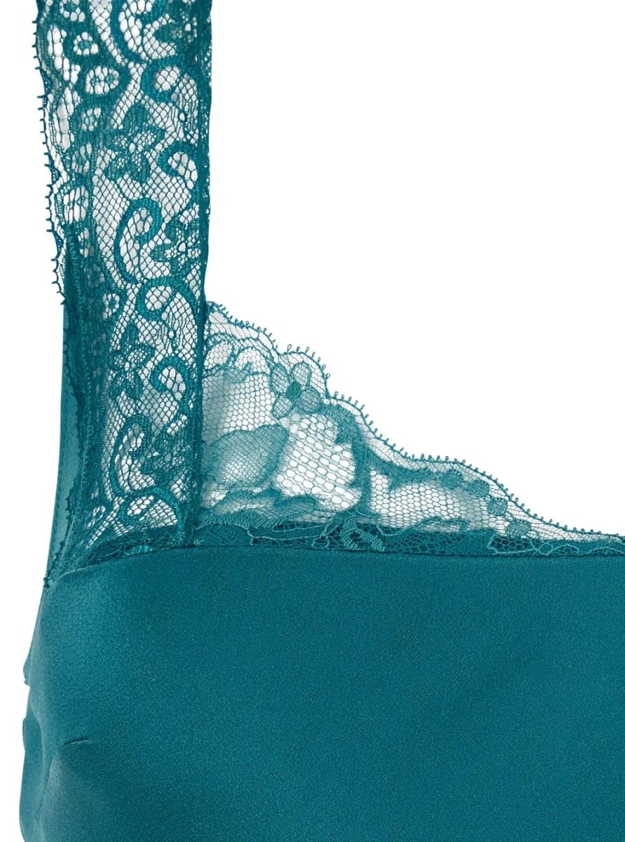Rochie lunga forte_forte albastra din vascoza - Img 3