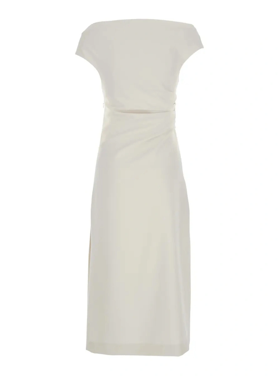 Rochie lunga P.A.R.O.S.H. alba - Img 2