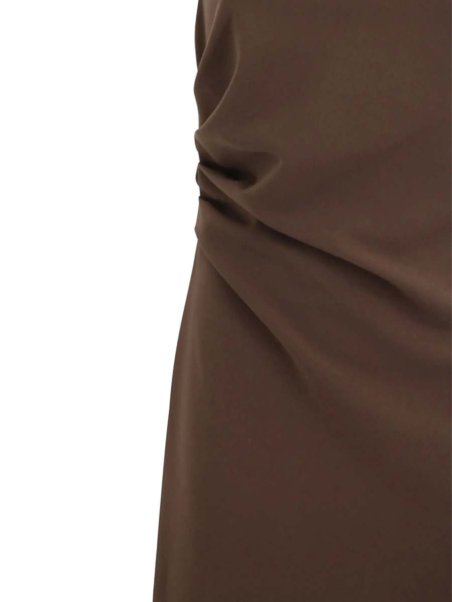 Rochie lunga P.A.R.O.S.H. maro din cady - Img 5