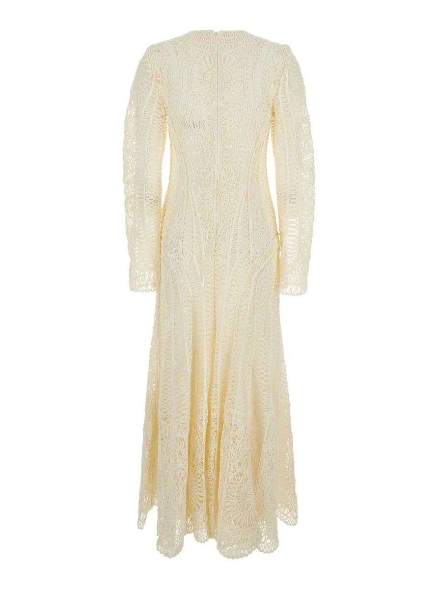 Rochie lunga SIMKHAI alba 'Fiona' - Img 2