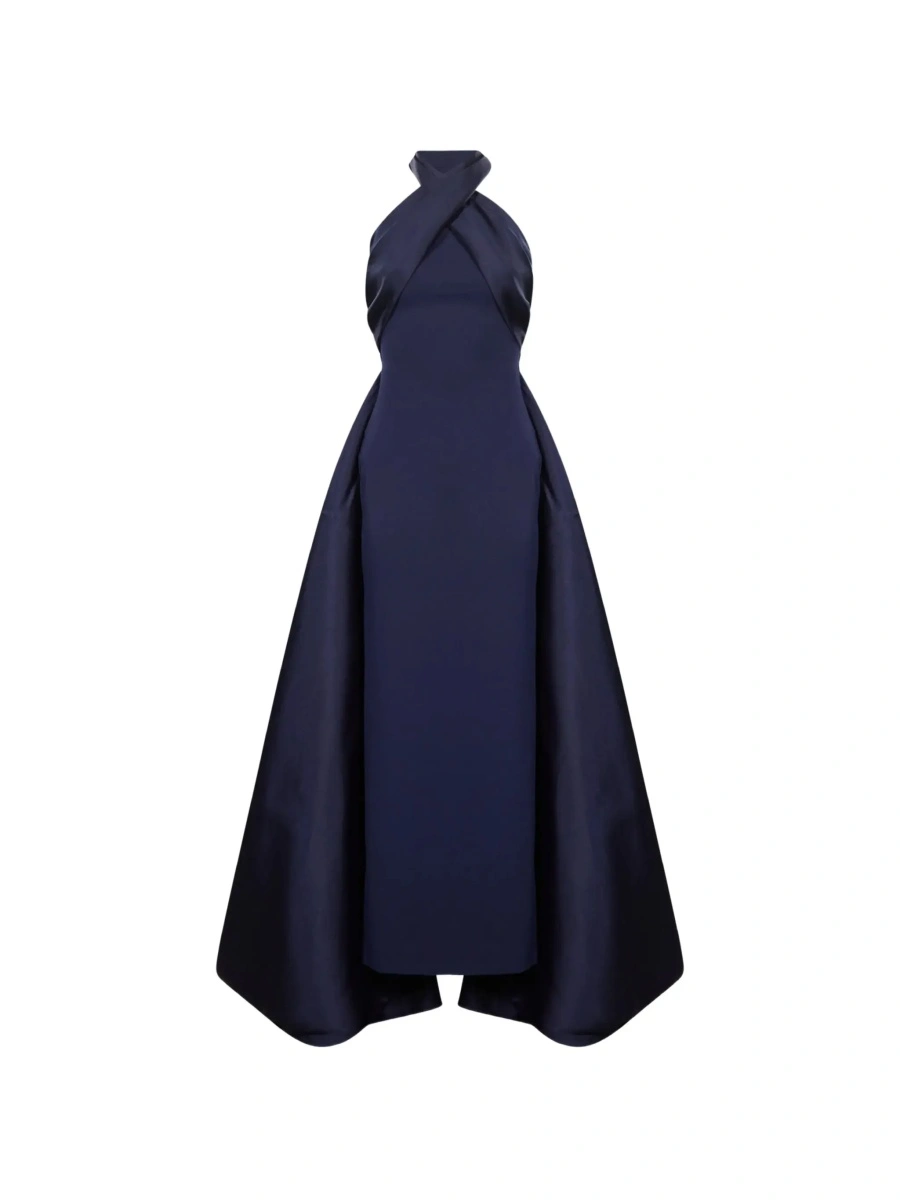 Rochie lunga SOLACE LONDON albastra 'Rumi' - Img 6