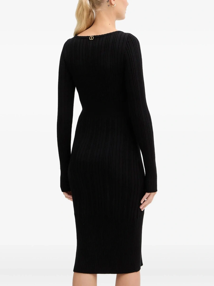 Rochie lunga TWINSET neagra - Img 5