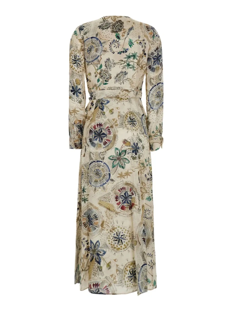 Rochie MOMONÌ alba din vascoza - Img 2