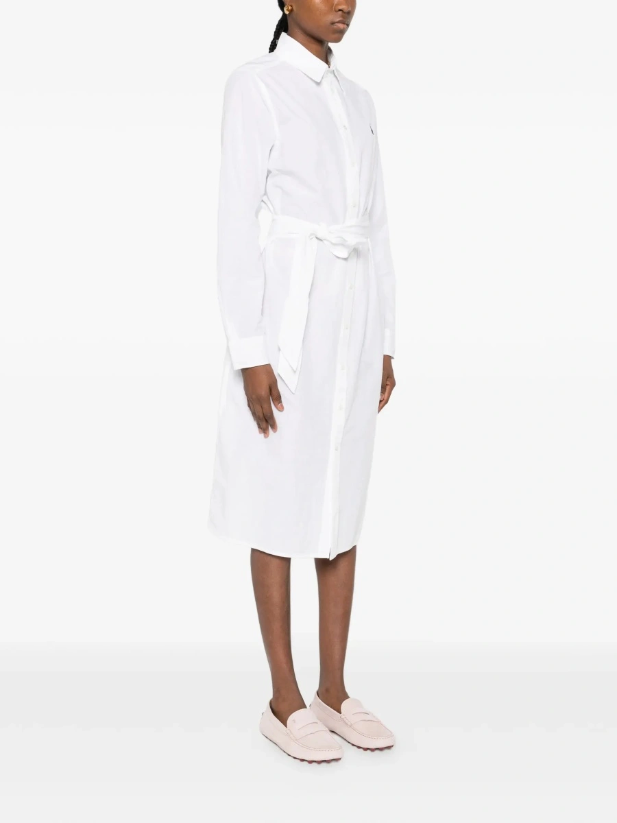 Rochie Ralph Lauren alba din bumbac - Img 5
