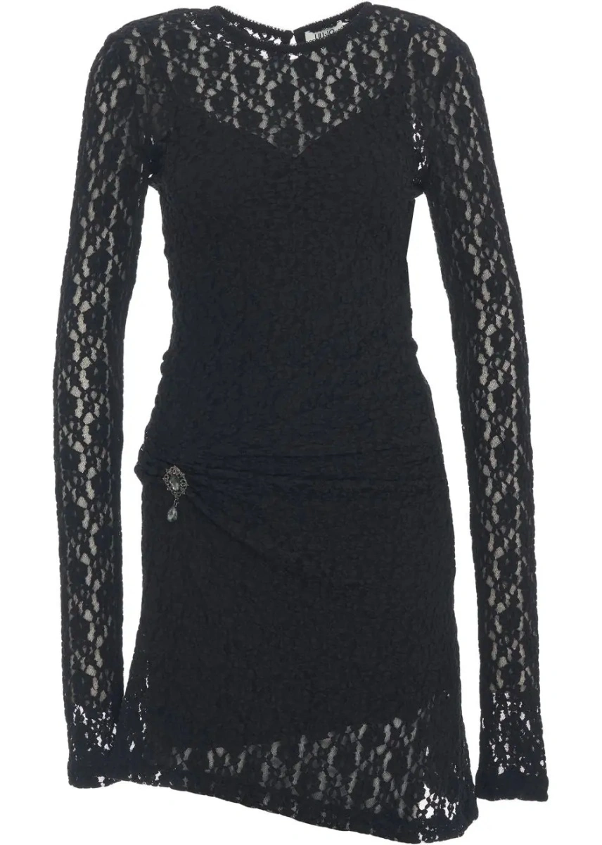 Rochie scurta Liu Jo White neagra - Img 2
