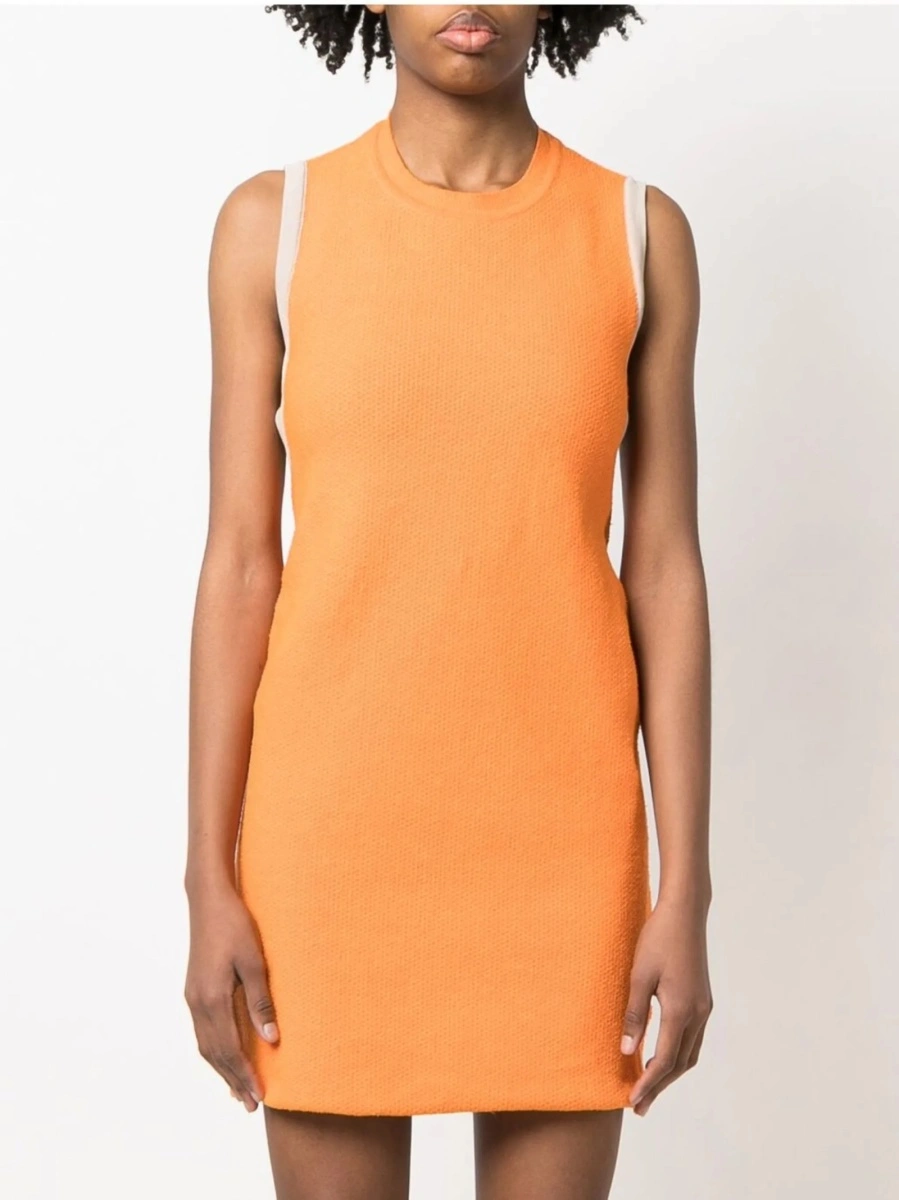 Rochie tricotata JACQUEMUS portocalie - Img 3
