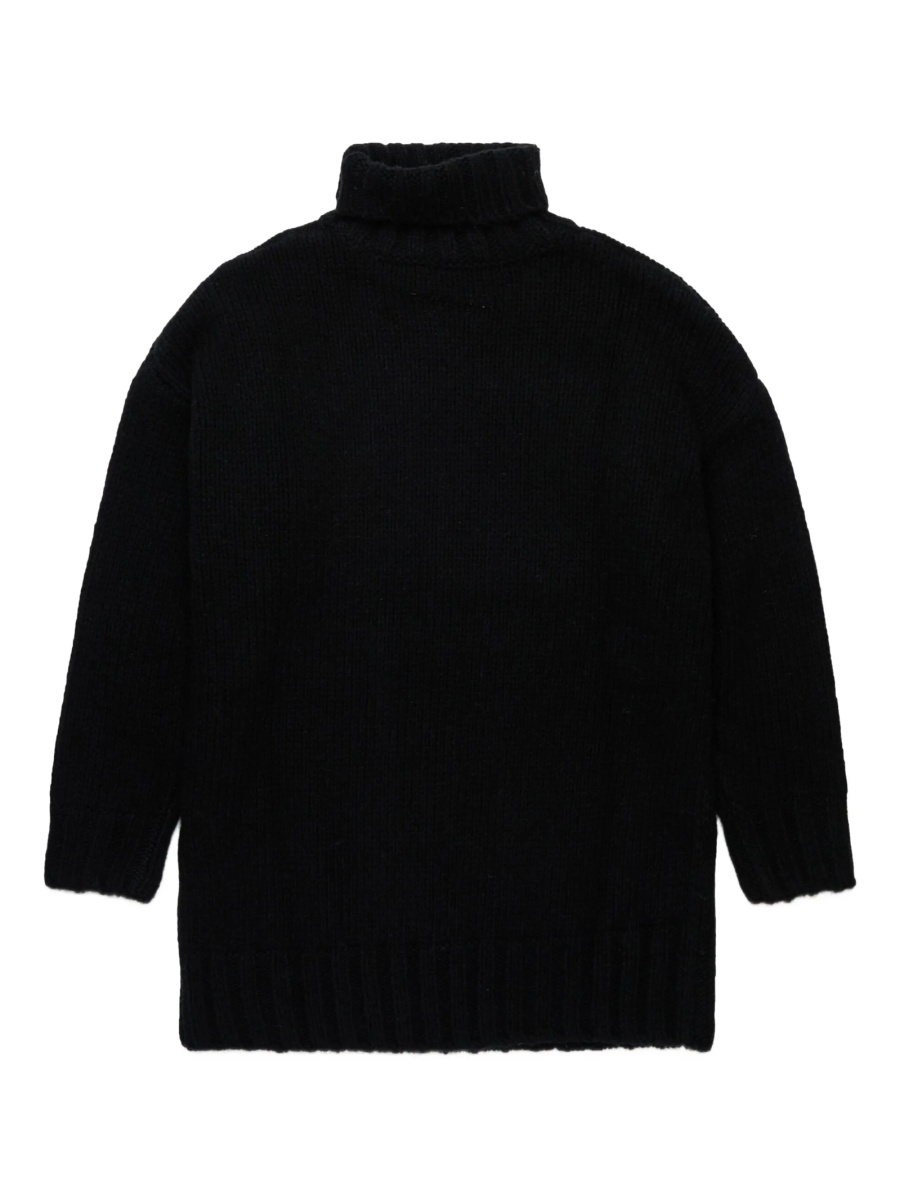 Rochie tricotata MM6 Maison Margiela neagra - Img 2