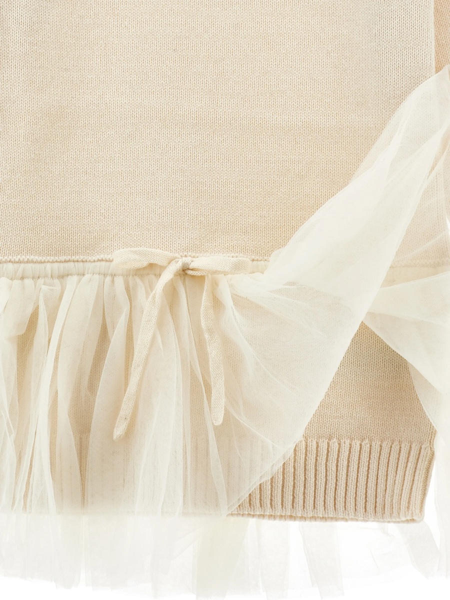 Rochie tricotata Monnalisa neutra - Img 3