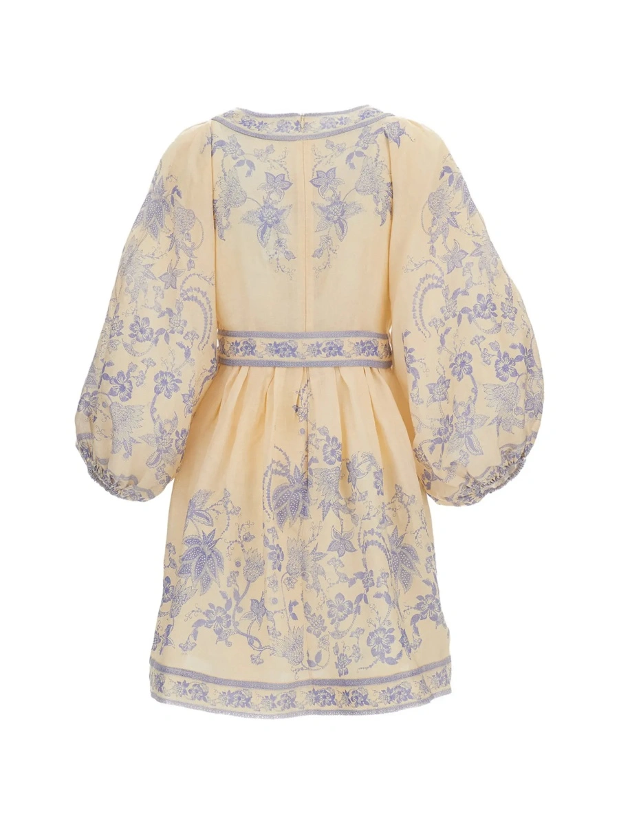 Rochie ZIMMERMANN multicolor din in - Img 4