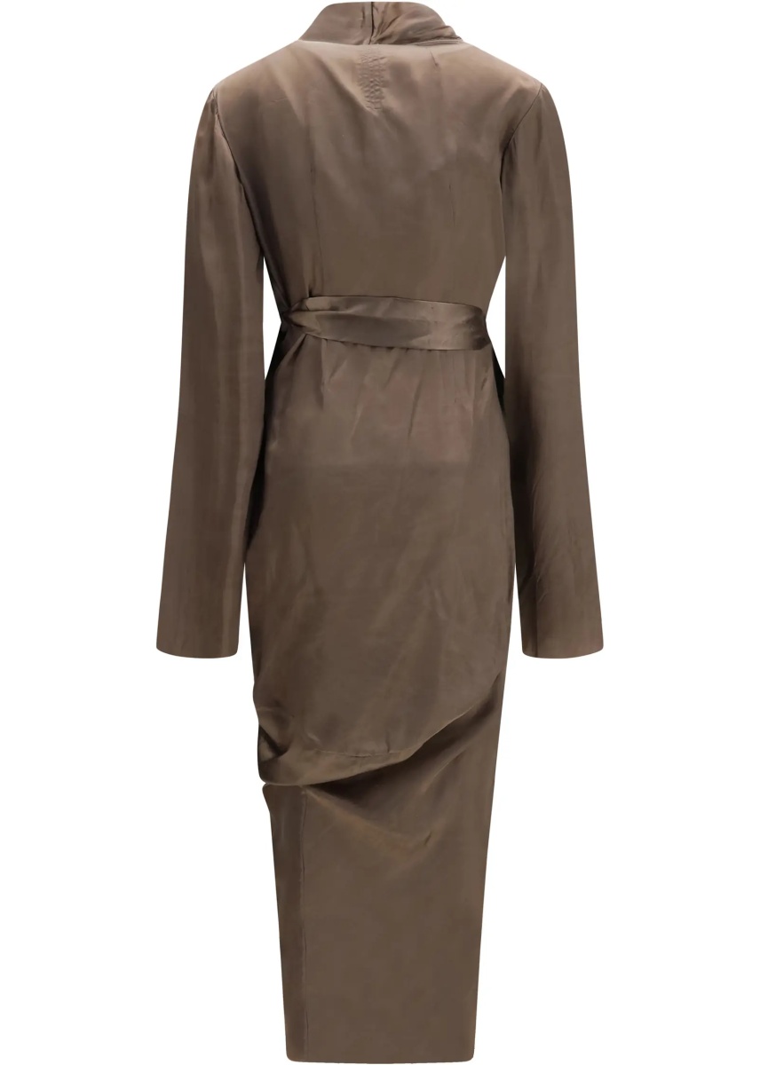 Rochii Asymmetric Wrap Dress with knot fastening - Img 2