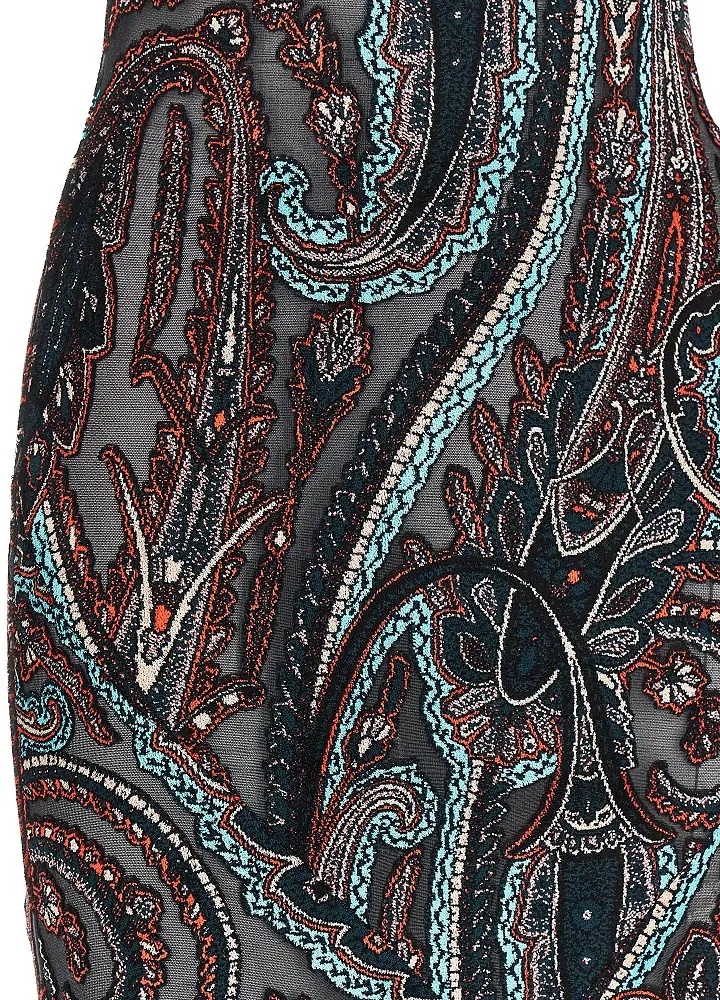Rochii Dévoré velvet long dress - Img 2