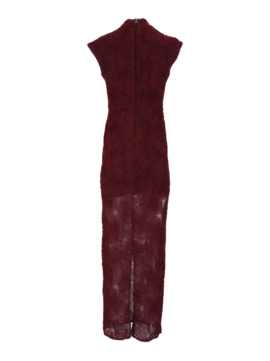Rochii FLOWER MESH MAXI DRESS Decadent Chocolate (Tight Fit) - Img 2