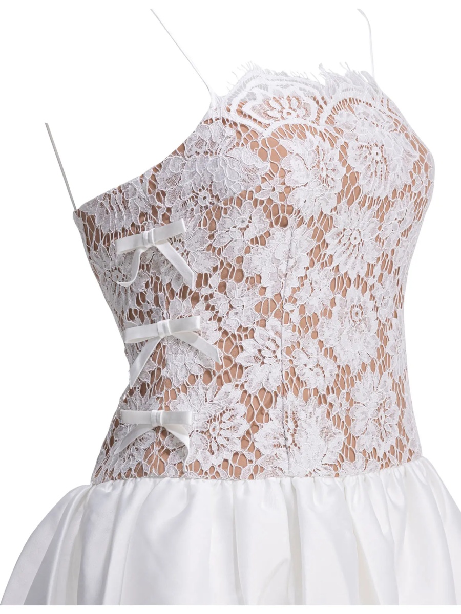 Rochii Long lace flared dress - Img 3