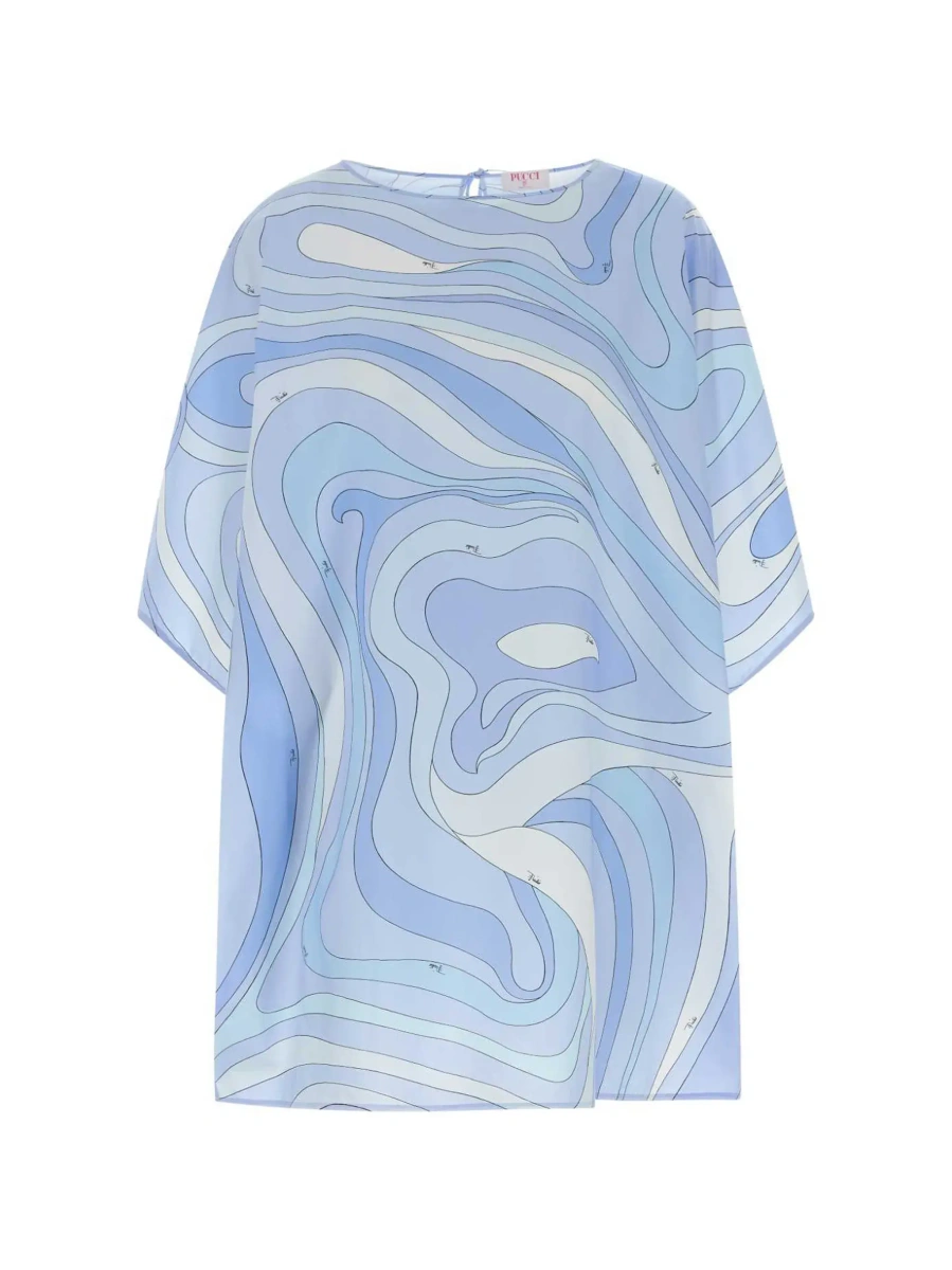 Rochii "Marmo" Short caftan dress - Img 6