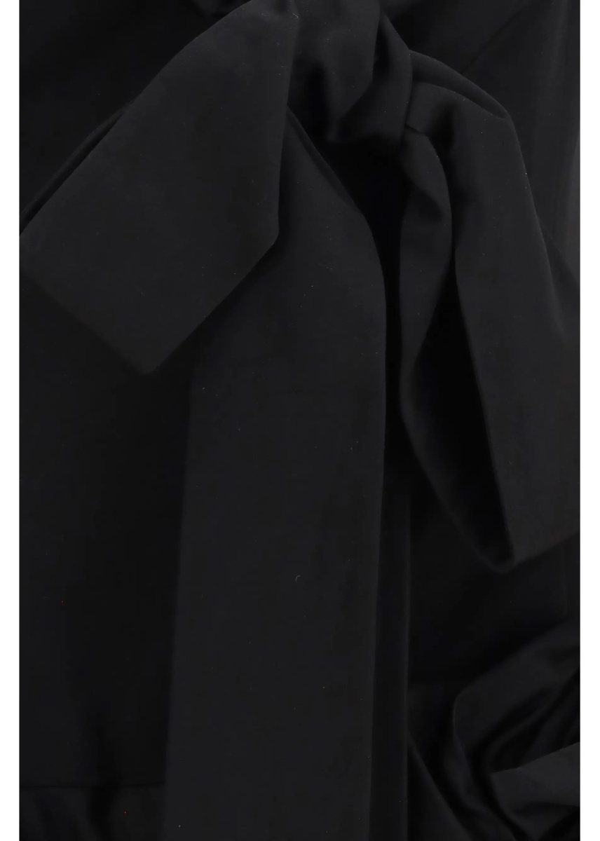 Rochii Midi Dress with draped shawl collar - Img 3