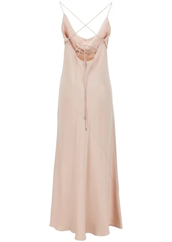 Rochii Satin long slipdress - Img 3
